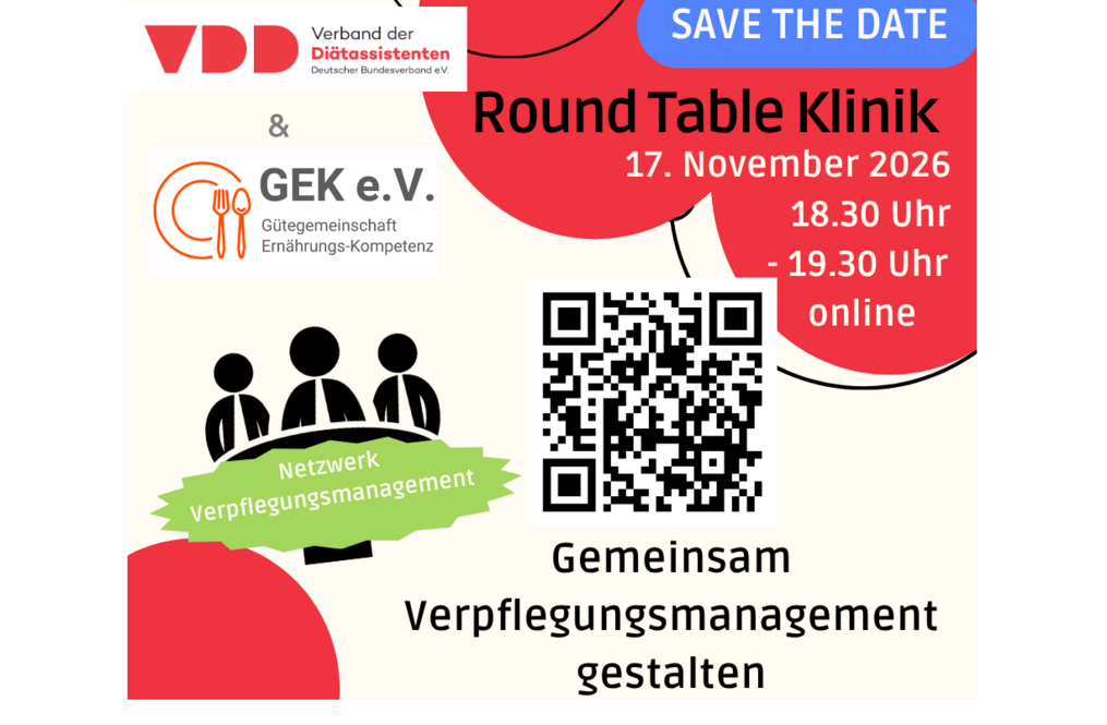 VDD meets Gütegemeinschaft Ernährungs-Kompetenz e.V. (GEK) – der Roundtable ist zurück!