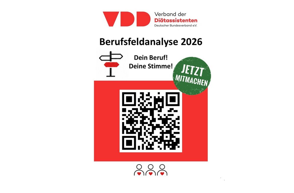 Berufsfeldanalyse 2026 Grafik zeigt QR-Code zum Umfragetool
